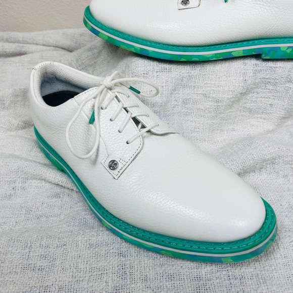 G/FORE Gallivantor Golf Shoe Camo Pebble G4MS23EF02 Sardina White / Green Sz 11 - Picture 16 of 16
